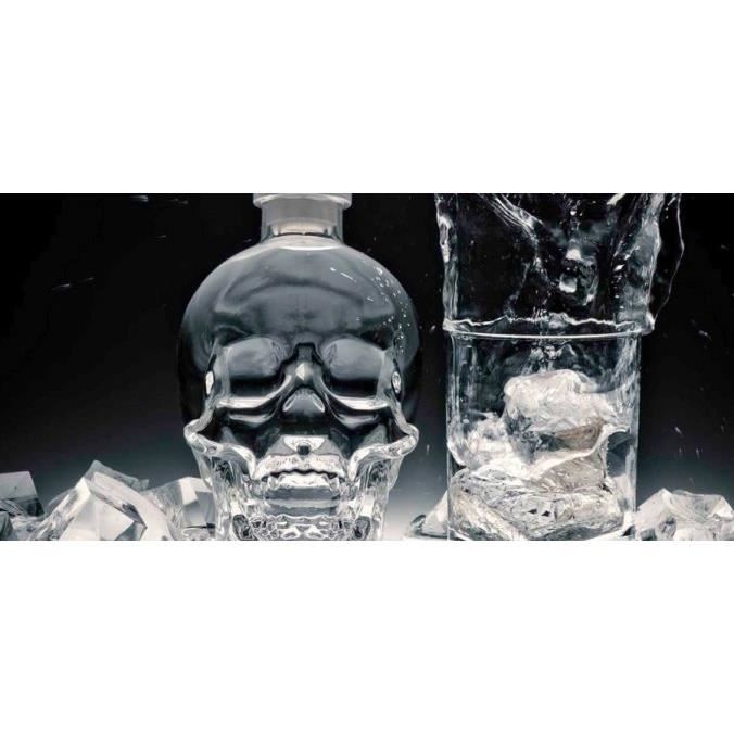 Vodka Crystal Head 40% vol. 0,7l en coffret cadeau avec bouchon en verre