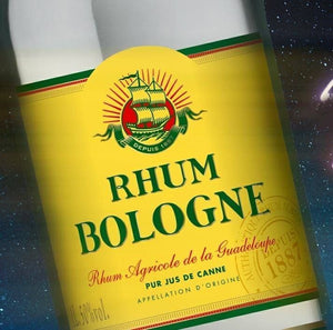 Les5CAVES - Rhum Bologne - Rhum agricole blanc Appellation d'Origine Guadeloupe 50° 100cl