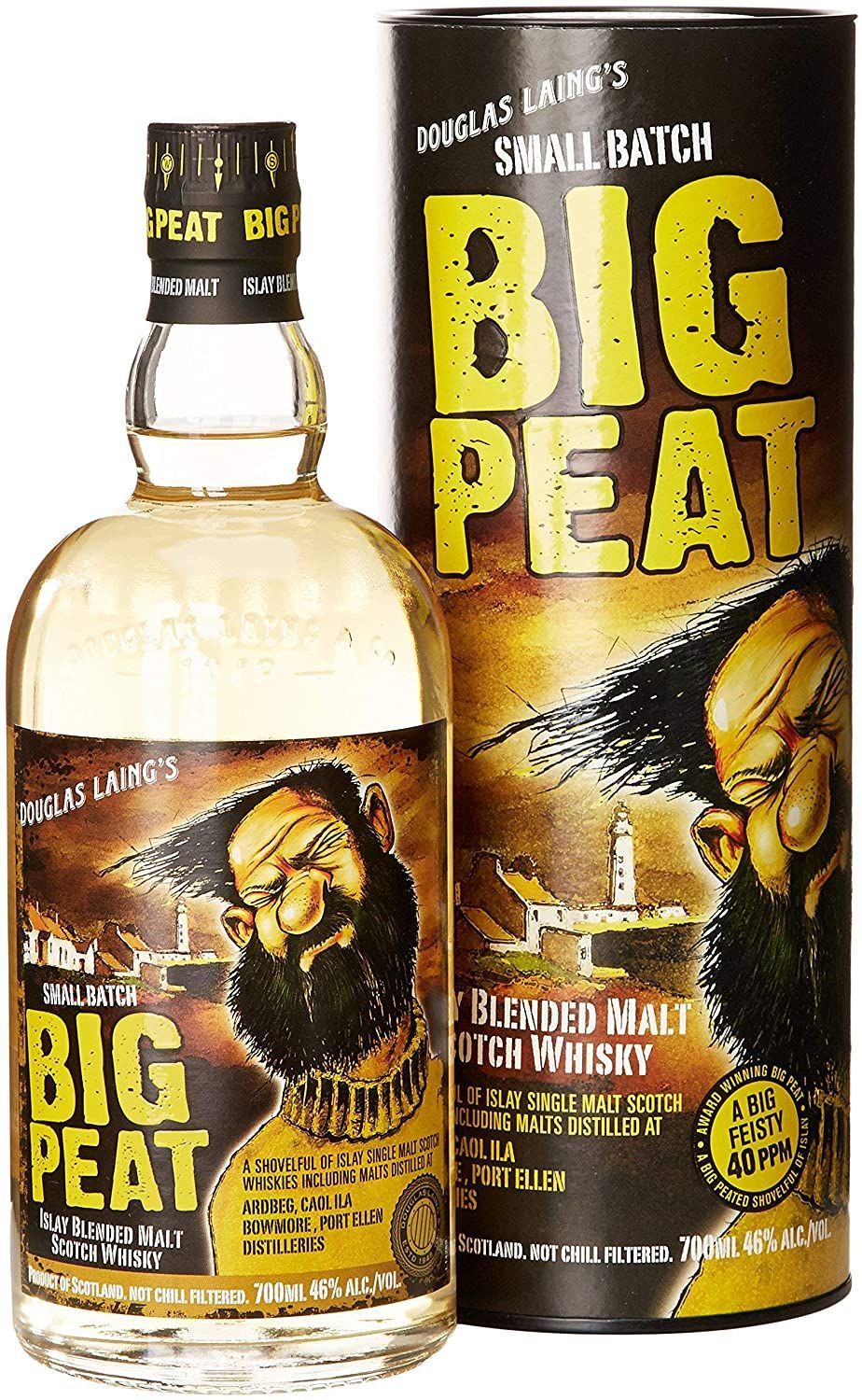 Les5CAVES - Big Peat Scotch Whisky Ecossais, Douglas Laing, Islay Blended Malt, 70CL