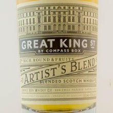 Charger l&#39;image dans la galerie, Les5CAVES - Whisky Great King Street Artistes Blend 43° 50cl
