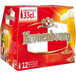 Les5CAVES - KRONENBOURG Pack de 12 bières - 4.2° - 33 cl