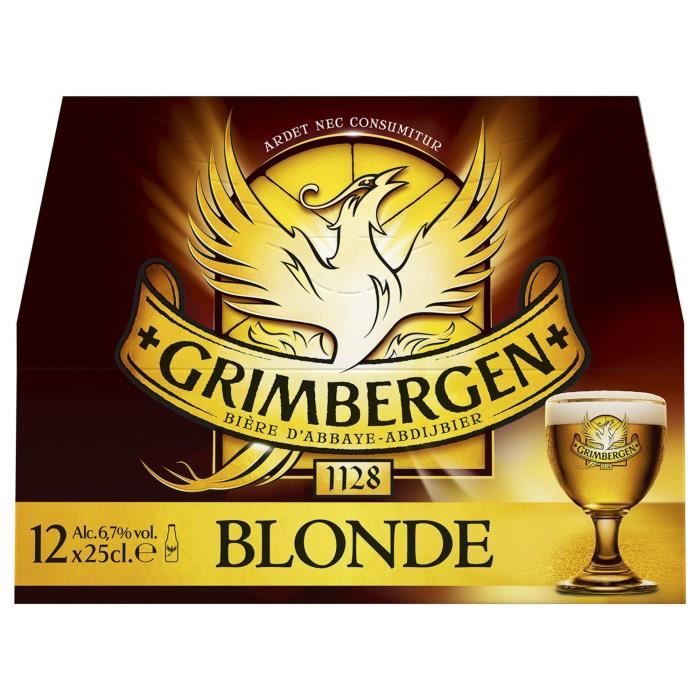 Grimbergen - Biere blonde - 6.5% Vol. - 6 x 25 cl