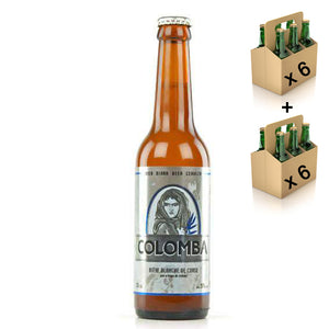 Pack x12 Bières Colomba blanche 5° 12x33cl - bière Corse aux herbes du maquis, France