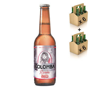 Pack x12 Bières Colomba rosée 5° 12x33cl - bière Corse, France